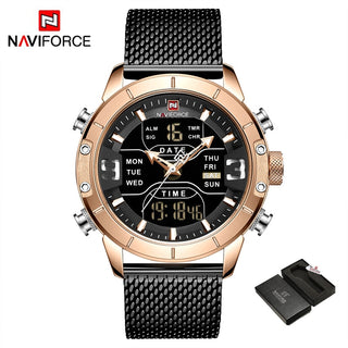 Buy rgb-box Men Sport Quartz Wrist Watches Stainless Steel