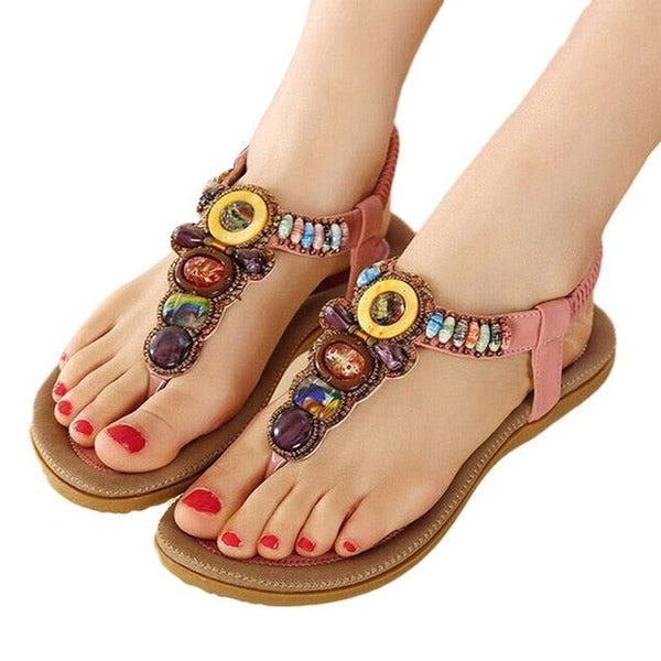 2020 Bohemian Women Sandals Gemstone Beaded - Fashionontheboardwalk - 2020 Bohemian Women Sandals Gemstone Beaded - Fashionontheboardwalk -  - #tag1# 