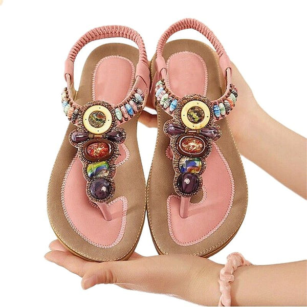 2020 Bohemian Women Sandals Gemstone Beaded - Fashionontheboardwalk - 2020 Bohemian Women Sandals Gemstone Beaded - Fashionontheboardwalk -  - #tag1# 