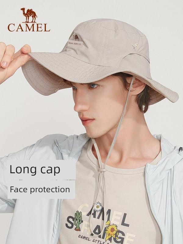 Camel Outdoor Sun-Proof Bucket Hat Men's Summer Sunshade Mountaineering Beach Sun Fishing Cowboy Hat Spring UV Protection - Fashionontheboardwalk - Camel Outdoor Sun-Proof Bucket Hat Men's Summer Sunshade Mountaineering Beach Sun Fishing Cowboy Hat Spring UV Protection - Fashionontheboardwalk -  - #tag1# 