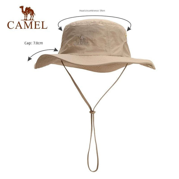 Camel Outdoor Sun-Proof Bucket Hat Men's Summer Sunshade Mountaineering Beach Sun Fishing Cowboy Hat Spring UV Protection - Fashionontheboardwalk - Camel Outdoor Sun-Proof Bucket Hat Men's Summer Sunshade Mountaineering Beach Sun Fishing Cowboy Hat Spring UV Protection - Fashionontheboardwalk -  - #tag1# 