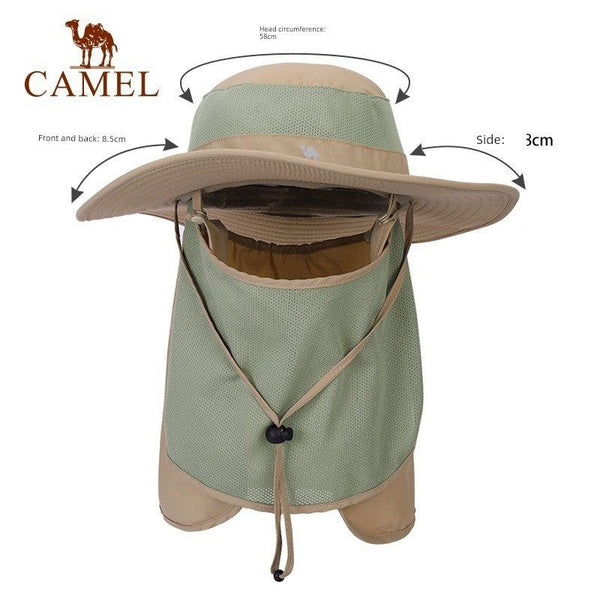 Camel Outdoor Sun-Proof Bucket Hat Men's Summer Sunshade Mountaineering Beach Sun Fishing Cowboy Hat Spring UV Protection - Fashionontheboardwalk - Camel Outdoor Sun-Proof Bucket Hat Men's Summer Sunshade Mountaineering Beach Sun Fishing Cowboy Hat Spring UV Protection - Fashionontheboardwalk -  - #tag1# 