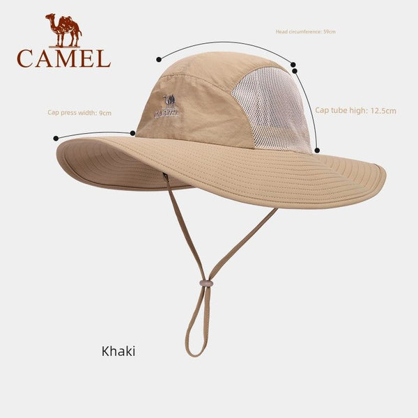 Camel Outdoor Sun-Proof Bucket Hat Men's Summer Sunshade Mountaineering Beach Sun Fishing Cowboy Hat Spring UV Protection - Fashionontheboardwalk - Camel Outdoor Sun-Proof Bucket Hat Men's Summer Sunshade Mountaineering Beach Sun Fishing Cowboy Hat Spring UV Protection - Fashionontheboardwalk -  - #tag1# 