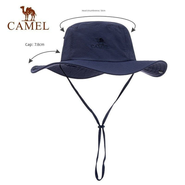 Camel Outdoor Sun-Proof Bucket Hat Men's Summer Sunshade Mountaineering Beach Sun Fishing Cowboy Hat Spring UV Protection - Fashionontheboardwalk - Camel Outdoor Sun-Proof Bucket Hat Men's Summer Sunshade Mountaineering Beach Sun Fishing Cowboy Hat Spring UV Protection - Fashionontheboardwalk -  - #tag1# 