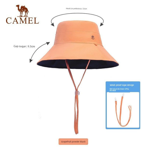 Camel Outdoor Sun-Proof Bucket Hat Men's Summer Sunshade Mountaineering Beach Sun Fishing Cowboy Hat Spring UV Protection - Fashionontheboardwalk - Camel Outdoor Sun-Proof Bucket Hat Men's Summer Sunshade Mountaineering Beach Sun Fishing Cowboy Hat Spring UV Protection - Fashionontheboardwalk -  - #tag1# 