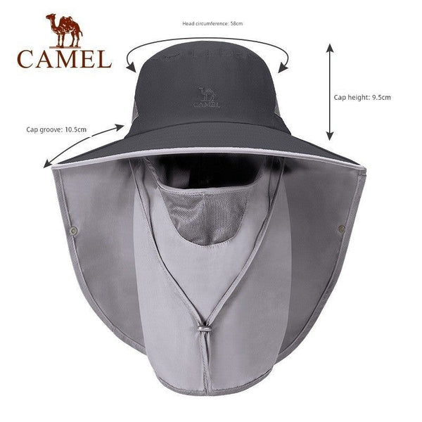 Camel Outdoor Sun-Proof Bucket Hat Men's Summer Sunshade Mountaineering Beach Sun Fishing Cowboy Hat Spring UV Protection - Fashionontheboardwalk - Camel Outdoor Sun-Proof Bucket Hat Men's Summer Sunshade Mountaineering Beach Sun Fishing Cowboy Hat Spring UV Protection - Fashionontheboardwalk -  - #tag1# 