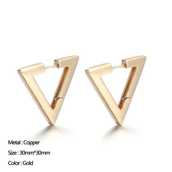 Classic Stainless Steel Ear Buckle Earrings for Women Trendy Gold Color. - Fashionontheboardwalk - Classic Stainless Steel Ear Buckle Earrings for Women Trendy Gold Color. - Fashionontheboardwalk -  - #tag1# 