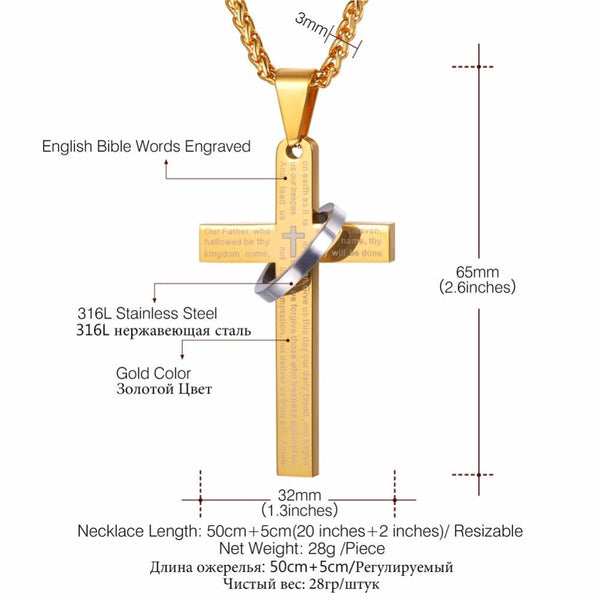 Cross Necklace For Men - Fashionontheboardwalk - Cross Necklace For Men - Fashionontheboardwalk -  - #tag1# 