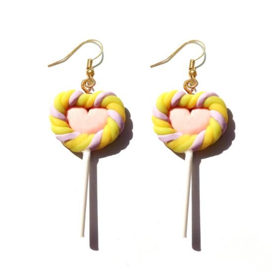 Earring For Women Resin Lollipop Drop Earrings Handmade. - Fashionontheboardwalk - Earring For Women Resin Lollipop Drop Earrings Handmade. - Fashionontheboardwalk -  - #tag1# 