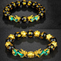 Feng Shui Obsidian Stone Beads Bracelet Men Women Unisex Wristband - Fashionontheboardwalk - Feng Shui Obsidian Stone Beads Bracelet Men Women Unisex Wristband - Fashionontheboardwalk -  - #tag1# 