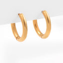 Gold Silver Color Stainless Steel Hoop Earrings for Women. - Fashionontheboardwalk - Gold Silver Color Stainless Steel Hoop Earrings for Women. - Fashionontheboardwalk -  - #tag1# 