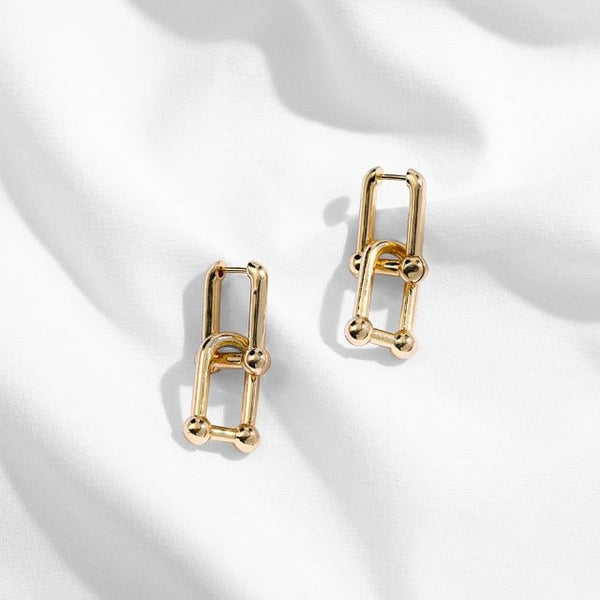 Gold Silver Color Stainless Steel Hoop Earrings for Women. - Fashionontheboardwalk - Gold Silver Color Stainless Steel Hoop Earrings for Women. - Fashionontheboardwalk -  - #tag1# 