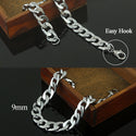 Men Women Stainless Steel Cuban Chain Necklaces