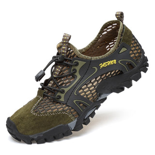 Buy green Breathable Shoes For Men Climbing Hiking