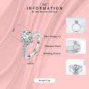 2023 New 925 Sterling silver wedding Ring CZ Zircon