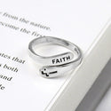 925 Sterling Silver Rings for Women Cross Faith