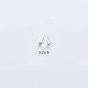 Knotted Stud Earrings for Women Sterling Silver