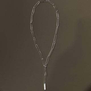 Buy silver Women's Sterling 925 Silver Wide Chain Choker Necklace