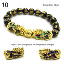 FengShui Pixiu  Obsidian Stone Beads Bracelets Men Women