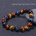Tiger Eyes Beads Bracelet Men Charm Natural Stone