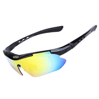 Buy black Men Polarized UV400 Cycling Sunglasses