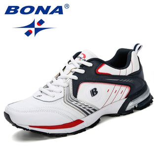 Buy white-deep-blue-red Men Running Shoes Outdoors 2023
