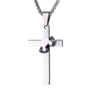 Buy 316l-stainless-steel Cross Necklace For Men