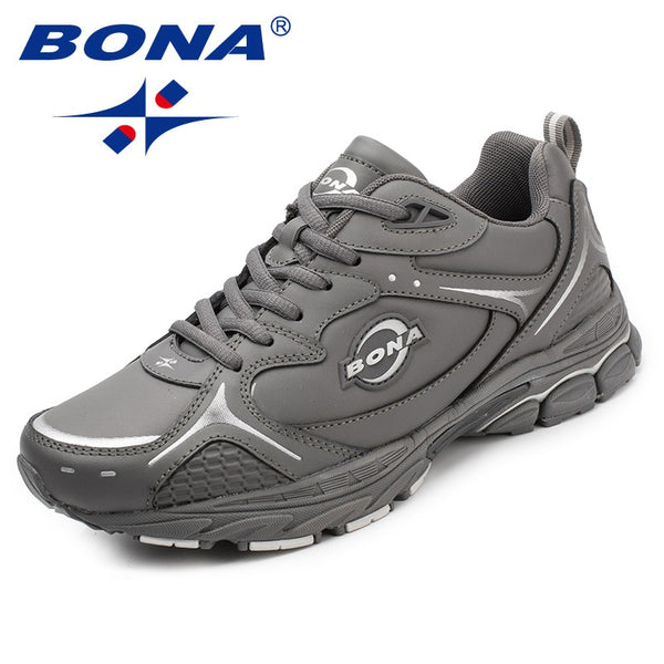BONA New Classics Style Men Running Shoes Lace Up Men Sport