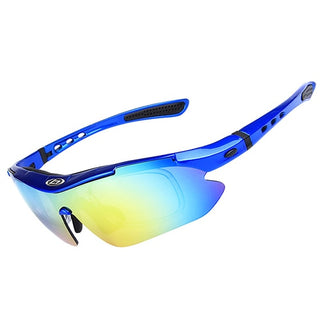 Buy blue Men Polarized UV400 Cycling Sunglasses