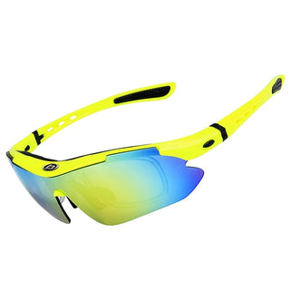 Buy yellow Men Polarized UV400 Cycling Sunglasses