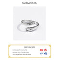 925 Sterling Silver Rings for Women Cross Faith