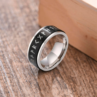 Buy 8mm-viking Spinner Ring for Men Stress Release