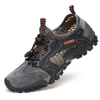 Buy grey Breathable Shoes For Men Climbing Hiking