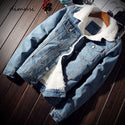 Men's Denim Jackets Fashion Fleece Thick Warm - Fashionontheboardwalk - Men's Denim Jackets Fashion Fleece Thick Warm - Fashionontheboardwalk -  - #tag1# 