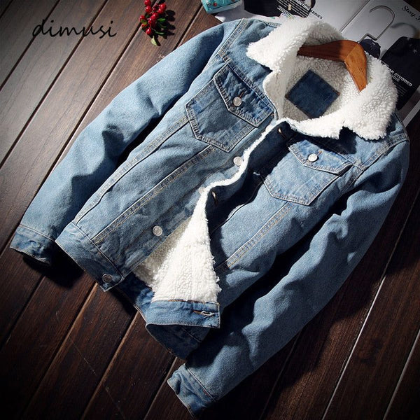 Men's Denim Jackets Fashion Fleece Thick Warm - Fashionontheboardwalk - Men's Denim Jackets Fashion Fleece Thick Warm - Fashionontheboardwalk -  - #tag1# 