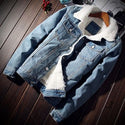 Men's Denim Jackets Fashion Fleece Thick Warm - Fashionontheboardwalk - Men's Denim Jackets Fashion Fleece Thick Warm - Fashionontheboardwalk -  - #tag1# 