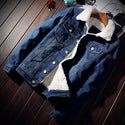 Men's Denim Jackets Fashion Fleece Thick Warm - Fashionontheboardwalk - Men's Denim Jackets Fashion Fleece Thick Warm - Fashionontheboardwalk -  - #tag1# 