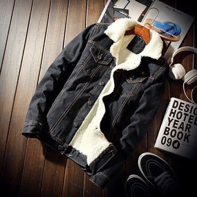 Men's Denim Jackets Fashion Fleece Thick Warm - Fashionontheboardwalk - Men's Denim Jackets Fashion Fleece Thick Warm - Fashionontheboardwalk -  - #tag1# 