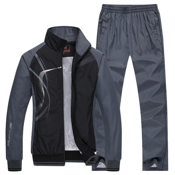 Men's Set Jogging Sportswear Jacket+Sweatpants - Fashionontheboardwalk - Men's Set Jogging Sportswear Jacket+Sweatpants - Fashionontheboardwalk -  - #tag1# 