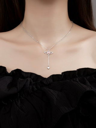 Women's Angel Heart Necklace