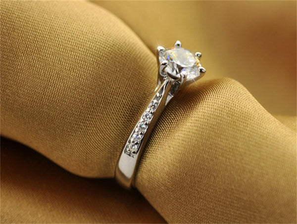 Exquisite Silver Zirconia Rings For Women