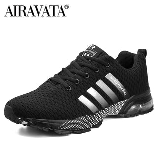 Buy black Men's Casual Sports Shoes Breathable Sneakers Air Cushion