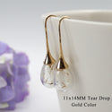 2pairs16MM Women Glass Globe Dandelion Seed Earrings