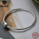 100% 925 Sterling Silver Classic Snake Bracelet For Women