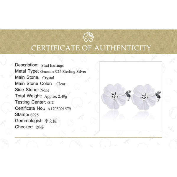 Women Lotus Flower Real 925 Sterling Silver Earrings - Fashionontheboardwalk - Women Lotus Flower Real 925 Sterling Silver Earrings - Fashionontheboardwalk -  - #tag1# 