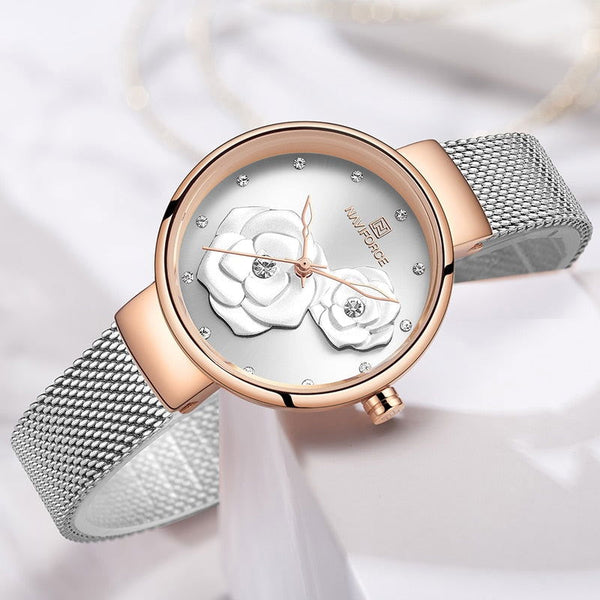 Women Watch  Top Luxury Brand Steel Mesh Waterproof - Fashionontheboardwalk - Women Watch  Top Luxury Brand Steel Mesh Waterproof - Fashionontheboardwalk -  - #tag1# 