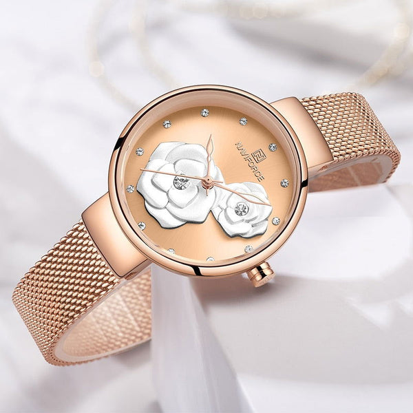 Women Watch  Top Luxury Brand Steel Mesh Waterproof - Fashionontheboardwalk - Women Watch  Top Luxury Brand Steel Mesh Waterproof - Fashionontheboardwalk -  - #tag1# 