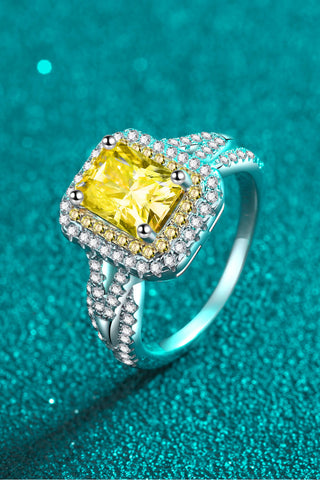 Buy yellow Can't Stop Your Shine 2 Carat Moissanite Ring