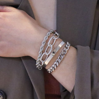 Buy s1-silver Charm Bracelets Bangles For Women