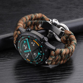 Buy camouflage-brown Nylon Strap for Samsung Galaxy Watch